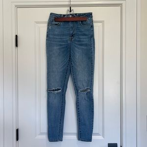 Forever 21 High Rise Holy Jeans